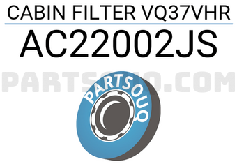 JS Asakashi AC22002JS CABIN FILTER VQ37VHR