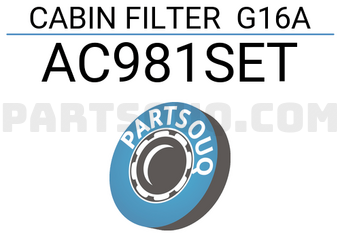 JS Asakashi AC981SET CABIN FILTER G16A