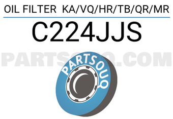 JS Asakashi C224JJS OIL FILTER KA/VQ/HR/TB/QR/MR