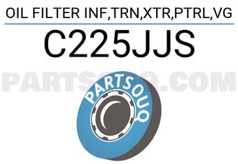 JS Asakashi C225JJS OIL FILTER INF,TRN,XTR,PTRL,VG