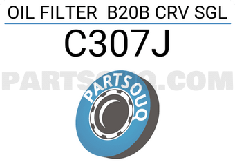 JS Asakashi C307J OIL FILTER B20B CRV SGL