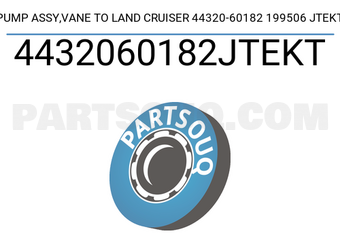KOYO 4432060182JTEKT PUMP ASSY,VANE TO LAND CRUISER 44320-60182 199506 JTEKT