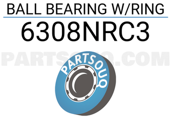 KOYO 6308NRC3 BALL BEARING W/RING