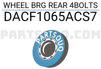 KOYO DACF1065ACS7 WHEEL BRG REAR 4BOLTS
