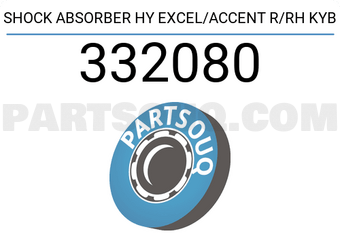Kayaba 332080 SHOCK ABSORBER HY EXCEL/ACCENT R/RH KYB