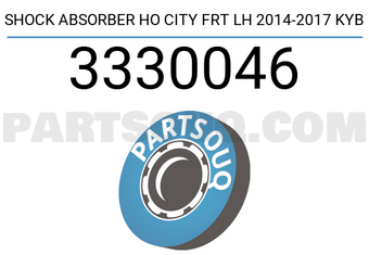 Kayaba 3330046 SHOCK ABSORBER HO CITY FRT LH 2014-2017 KYB