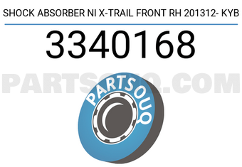 Kayaba 3340168 SHOCK ABSORBER NI X-TRAIL FRONT RH 201312- KYB