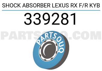 Kayaba 339281 SHOCK ABSORBER LEXUS RX F/R KYB