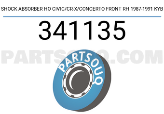 Kayaba 341135 SHOCK ABSORBER HO CIVIC/CR-X/CONCERTO FRONT RH 1987-1991 KYB