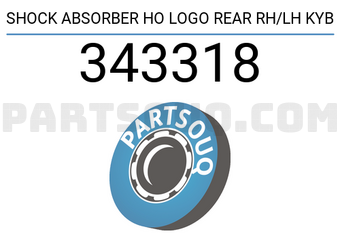 Kayaba 343318 SHOCK ABSORBER HO LOGO REAR RH/LH KYB
