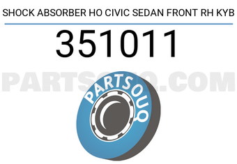Kayaba 351011 SHOCK ABSORBER HO CIVIC SEDAN FRONT RH KYB