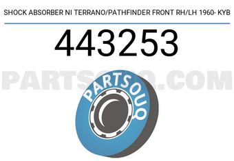 Kayaba 443253 SHOCK ABSORBER NI TERRANO/PATHFINDER FRONT RH/LH 1960- KYB