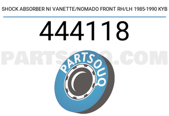 Kayaba 444118 SHOCK ABSORBER NI VANETTE/NOMADO FRONT RH/LH 1985-1990 KYB