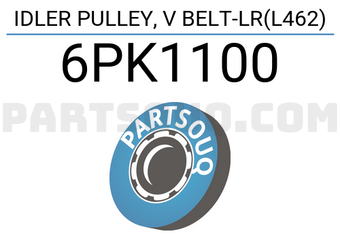 Land Rover 6PK1100 IDLER PULLEY, V BELT-LR(L462)