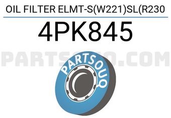 MANN 4PK845 OIL FILTER ELMT-S(W221)SL(R230