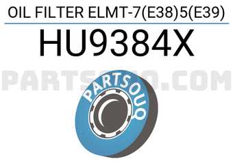 MANN HU9384X OIL FILTER ELMT-7(E38)5(E39)