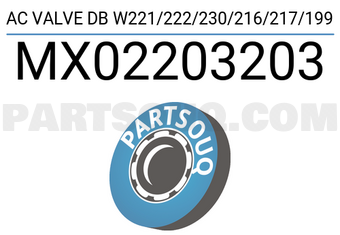 MATRIX PRO MX02203203 AC VALVE DB W221/222/230/216/217/199