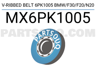 MATRIX PRO MX6PK1005 V-RIBBED BELT 6PK1005 BMW/F30/F20/N20