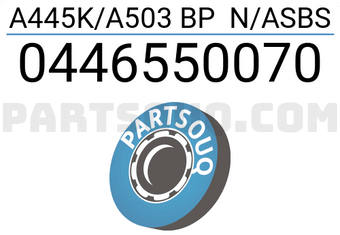 MAXPART 0446550070 A445K/A503 BP N/ASBS