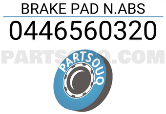 MAXPART 0446560320 BRAKE PAD N.ABS