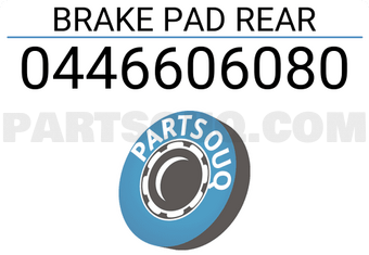 MAXPART 0446606080 BRAKE PAD REAR