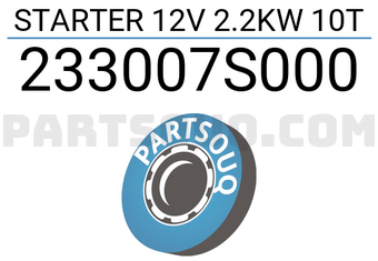 MAXPART 233007S000 STARTER 12V 2.2KW 10T