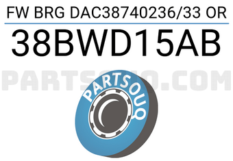 MAXPART 38BWD15AB FW BRG DAC38740236/33 OR