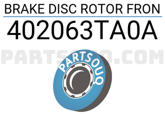 MAXPART 402063TA0A BRAKE DISC ROTOR FRON