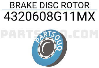 MAXPART 4320608G11MX BRAKE DISC ROTOR