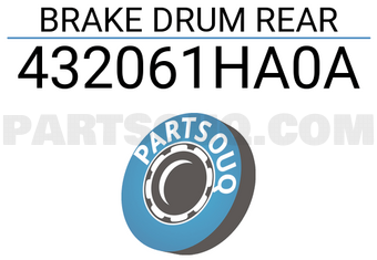 MAXPART 432061HA0A BRAKE DRUM REAR