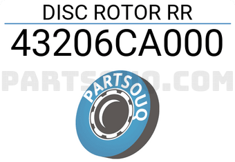 MAXPART 43206CA000 DISC ROTOR RR