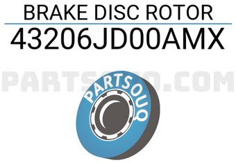 MAXPART 43206JD00AMX BRAKE DISC ROTOR
