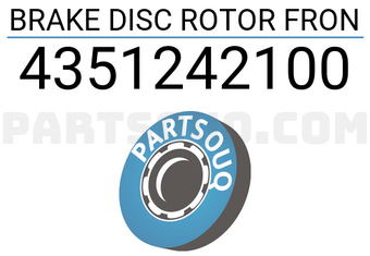 MAXPART 4351242100 BRAKE DISC ROTOR FRON