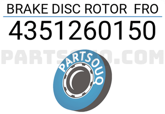 MAXPART 4351260150 BRAKE DISC ROTOR FRO