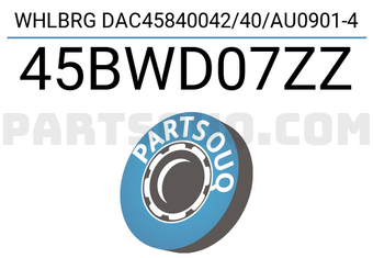 MAXPART 45BWD07ZZ WHLBRG DAC45840042/40/AU0901-4