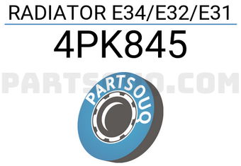 MAXPART 4PK845 RADIATOR E34/E32/E31