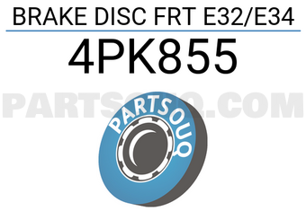 MAXPART 4PK855 BRAKE DISC FRT E32/E34