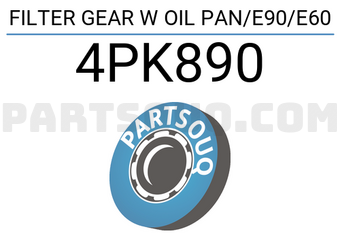 MAXPART 4PK890 FILTER GEAR W OIL PAN/E90/E60