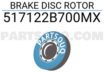 MAXPART 517122B700MX BRAKE DISC ROTOR