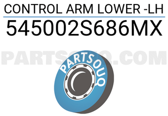 MAXPART 545002S686MX CONTROL ARM LOWER -LH