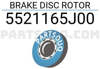 MAXPART 5521165J00 BRAKE DISC ROTOR