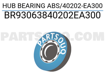 MAXPART BR93063840202EA300 HUB BEARING ABS/40202-EA300