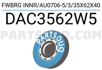 MAXPART DAC3562W5 FWBRG INNR/AU0706-5/3/35X62X40