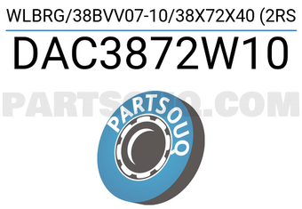 MAXPART DAC3872W10 WLBRG/38BVV07-10/38X72X40 (2RS