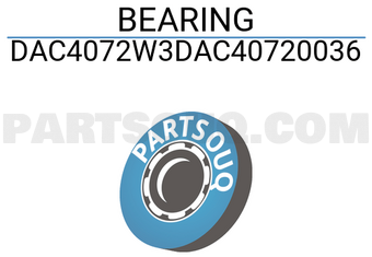 MAXPART DAC4072W3DAC40720036 BEARING
