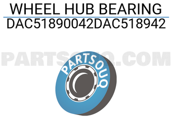 MAXPART DAC51890042DAC518942 WHEEL HUB BEARING