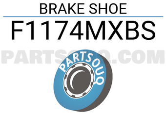 MAXPART F1174MXBS BRAKE SHOE