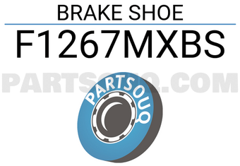 MAXPART F1267MXBS BRAKE SHOE