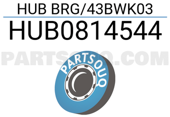 MAXPART HUB0814544 HUB BRG/43BWK03