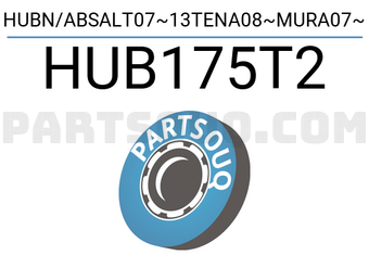 MAXPART HUB175T2 HUBN/ABSALT07~13TENA08~MURA07~